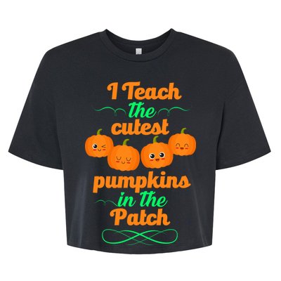 Cutest Pumpkins In The Patch Bella+Canvas Jersey Crop Tee