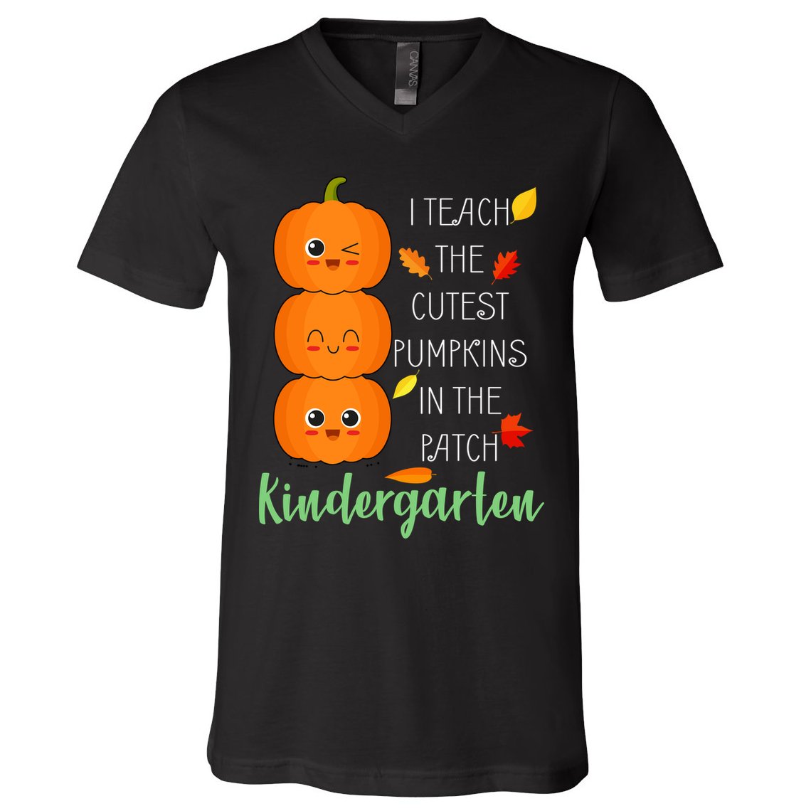 Cutest Pumpkins In The Patch Kindergarten V-Neck T-Shirt