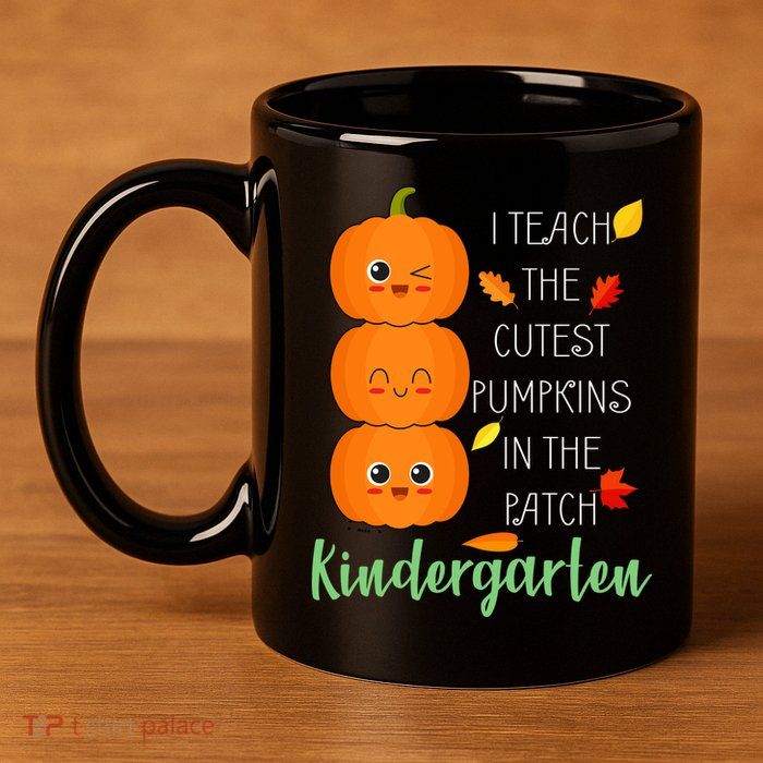 Cutest Pumpkins In The Patch Kindergarten 11oz C Handle Ceramic Mug