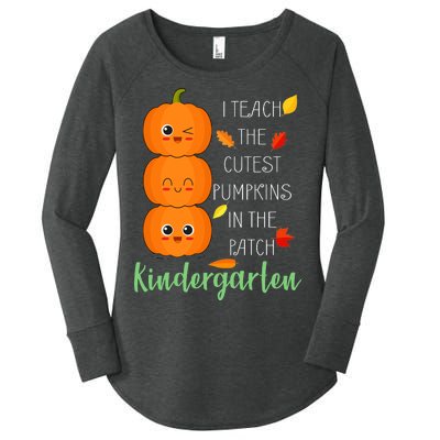 Cutest Pumpkins In The Patch Kindergarten Women's Perfect Tri Tunic Long Sleeve Shirt