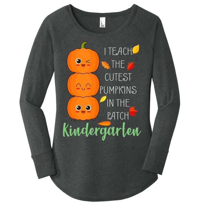 Cutest Pumpkins In The Patch Kindergarten Women's Perfect Tri Tunic Long Sleeve Shirt