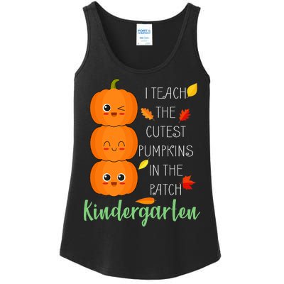 Cutest Pumpkins In The Patch Kindergarten Ladies Essential Tank