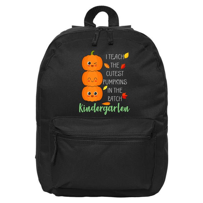 Cutest Pumpkins In The Patch Kindergarten 16 in Basic Backpack