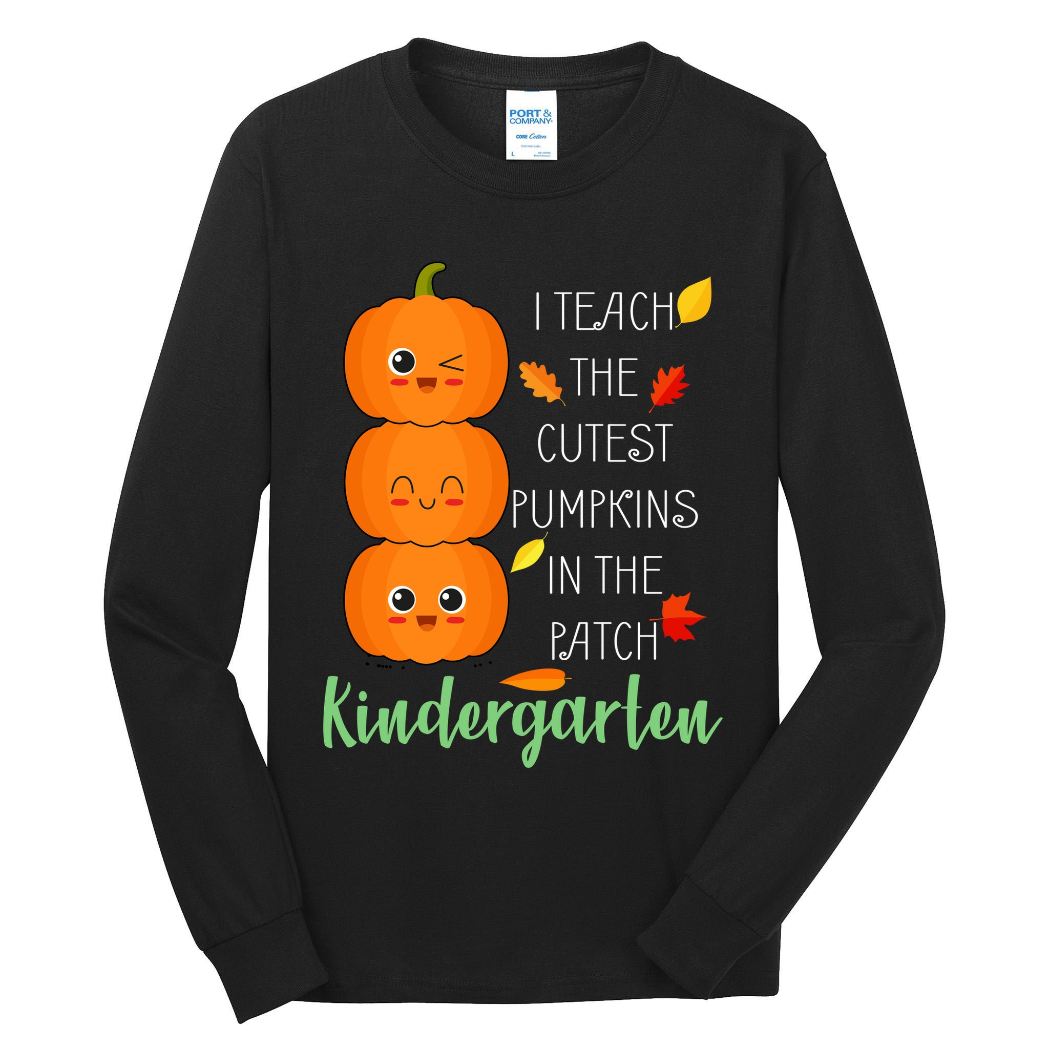 Cutest Pumpkins In The Patch Kindergarten Tall Long Sleeve T-Shirt
