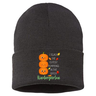 Cutest Pumpkins In The Patch Kindergarten Sustainable Knit Beanie