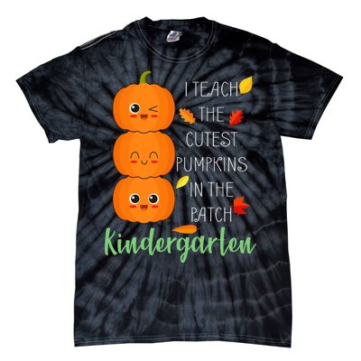 Cutest Pumpkins In The Patch Kindergarten Tie-Dye T-Shirt