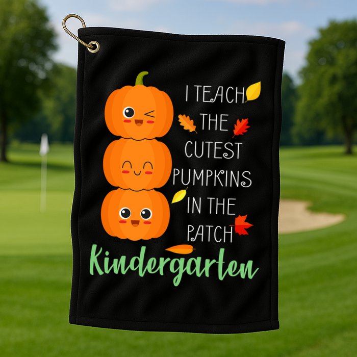Cutest Pumpkins In The Patch Kindergarten Golf Towel
