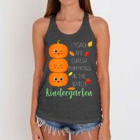 Cutest Pumpkins In The Patch Kindergarten Women's Knotted Racerback Tank