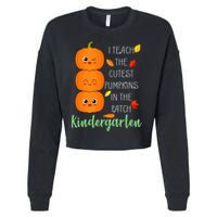 Cutest Pumpkins In The Patch Kindergarten Cropped Pullover Crew