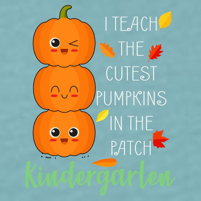 Cutest Pumpkins In The Patch Kindergarten Sueded Cloud Jersey T-Shirt