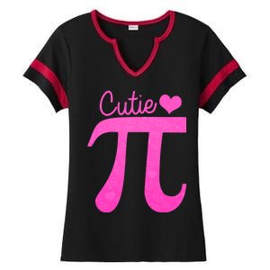 Cutie Pi Ladies Halftime Notch Neck Tee