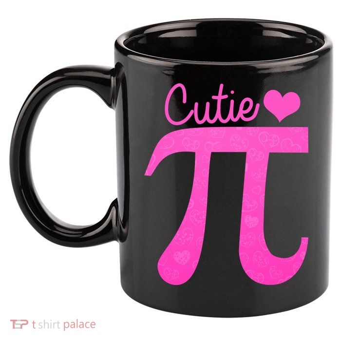 Cutie Pi 11oz C Handle Ceramic Mug