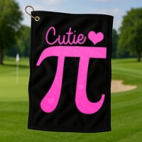 Cutie Pi Golf Towel