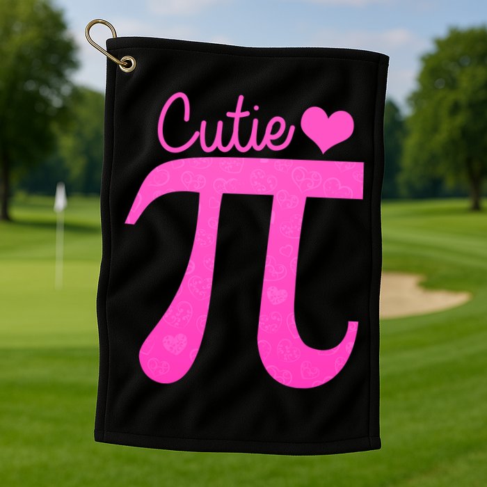 Cutie Pi Golf Towel