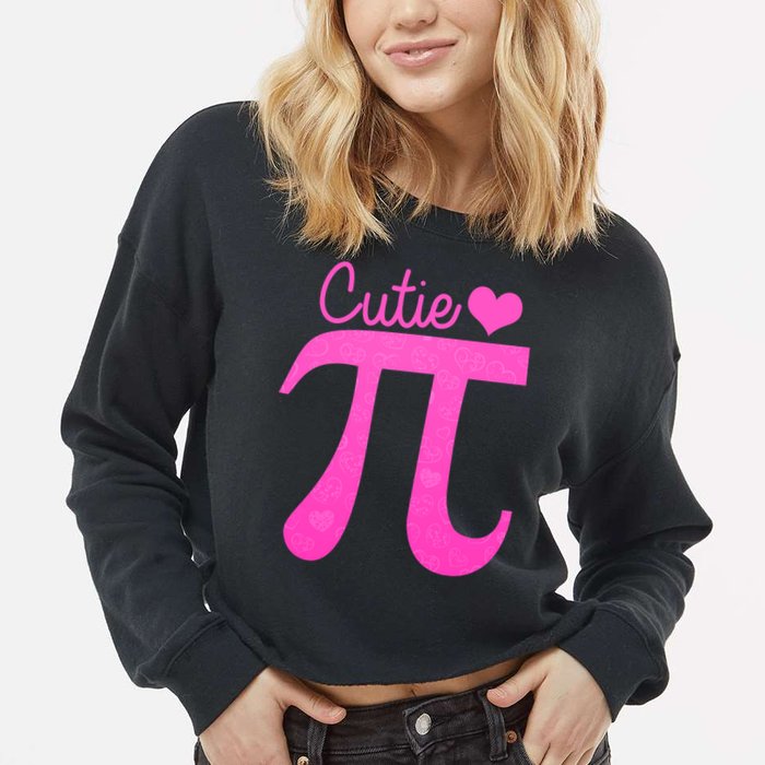 Cutie Pi Cropped Pullover Crew