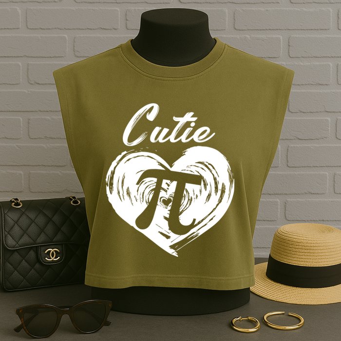 Cutie Pi 3.14 Garment-Dyed Women's Muscle Tee