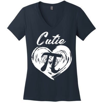Cutie Pi 3.14 Women's V-Neck T-Shirt