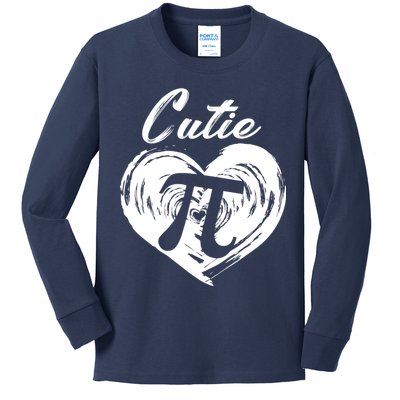 Cutie Pi 3.14 Kids Long Sleeve Shirt