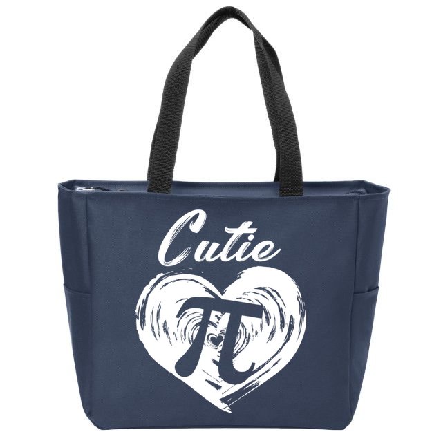 Cutie Pi 3.14 Zip Tote Bag