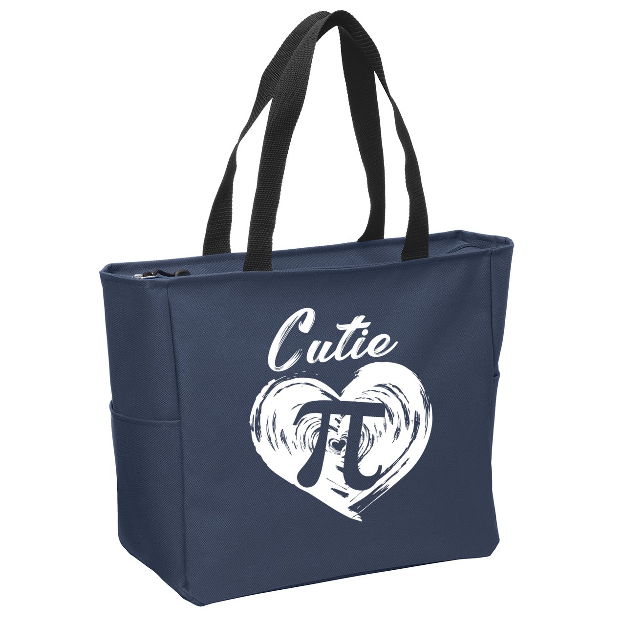Cutie Pi 3.14 Zip Tote Bag