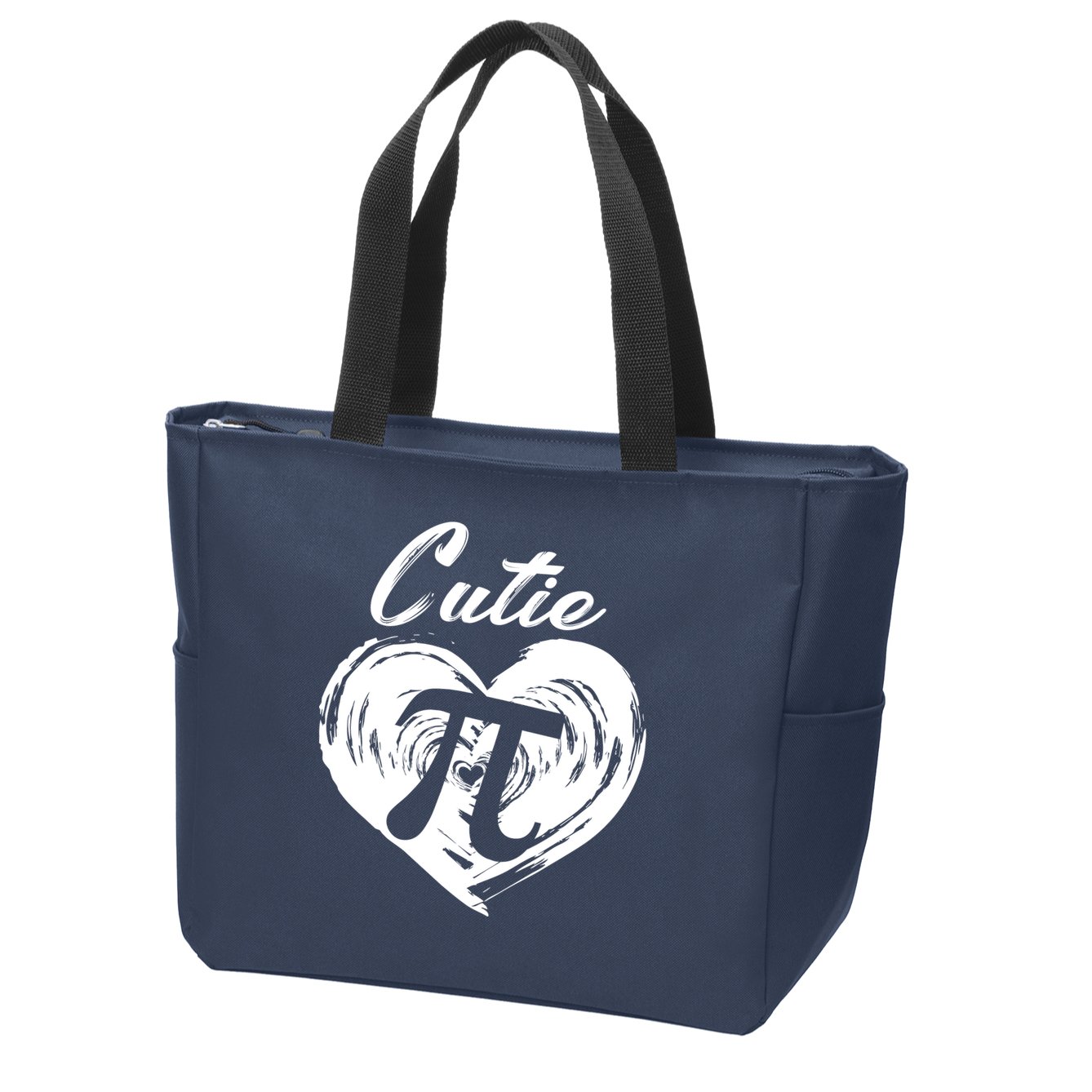 Cutie Pi 3.14 Zip Tote Bag
