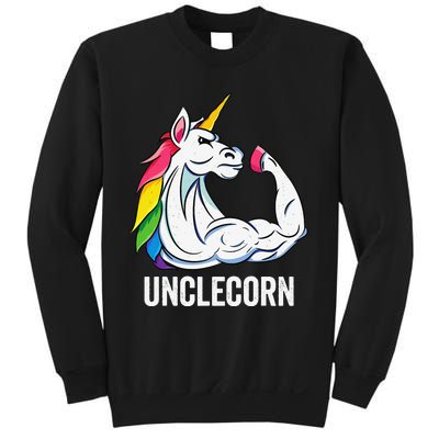 Cute Unicorn Uncle Birthday Party Apparel UncleCorn Sweatshirt