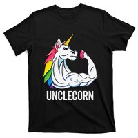 Cute Unicorn Uncle Birthday Party Apparel UncleCorn T-Shirt