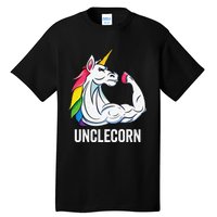 Cute Unicorn Uncle Birthday Party Apparel UncleCorn Tall T-Shirt