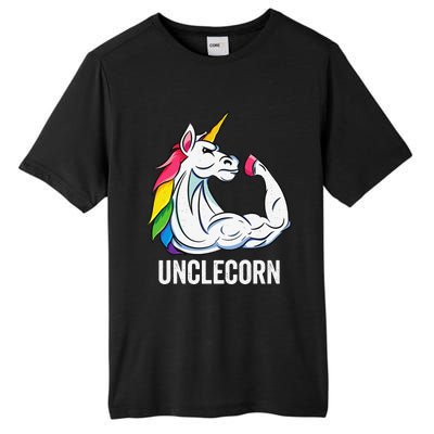 Cute Unicorn Uncle Birthday Party Apparel UncleCorn Tall Fusion ChromaSoft Performance T-Shirt