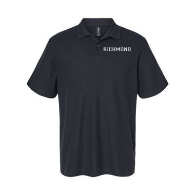 College University Varsity Style Richmond Virginia VI State Softstyle Adult Sport Polo