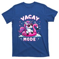 Cute Unicorn Vacay Mode Funny Family Vacation Flamingo Gift T-Shirt