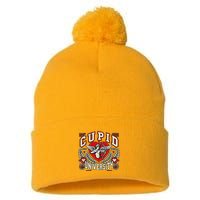Cupid U.N.I.V.E.R.S.I.T.Y Valentine Theme Pom Pom 12in Knit Beanie