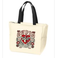 Cupid U.N.I.V.E.R.S.I.T.Y Valentine Theme Zip Tote Bag