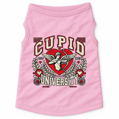 Cupid U.N.I.V.E.R.S.I.T.Y Valentine Theme Doggie Tank