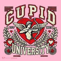 Cupid U.N.I.V.E.R.S.I.T.Y Valentine Theme Baby Bodysuit