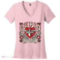 Cupid U.N.I.V.E.R.S.I.T.Y Valentine Theme Women's V-Neck T-Shirt