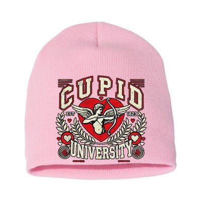 Cupid U.N.I.V.E.R.S.I.T.Y Valentine Theme Short Acrylic Beanie
