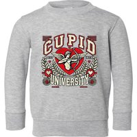 Cupid U.N.I.V.E.R.S.I.T.Y Valentine Theme Toddler Sweatshirt