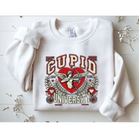 Cupid U.N.I.V.E.R.S.I.T.Y Valentine Theme Sweatshirt