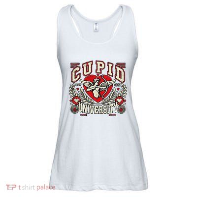 Cupid U.N.I.V.E.R.S.I.T.Y Valentine Theme Ladies Essential Flowy Tank
