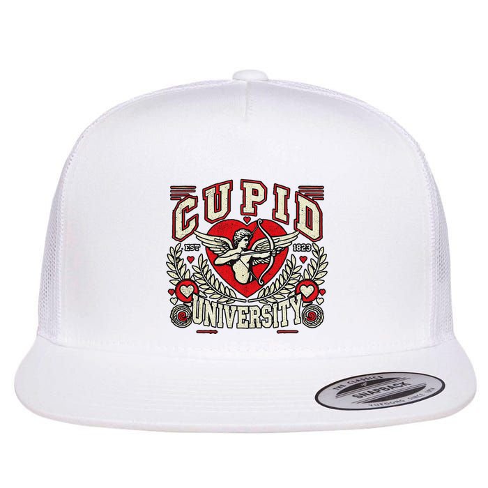 Cupid U.N.I.V.E.R.S.I.T.Y Valentine Theme Flatbill Hat