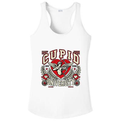Cupid U.N.I.V.E.R.S.I.T.Y Valentine Theme Ladies PosiCharge Competitor Racerback Tank