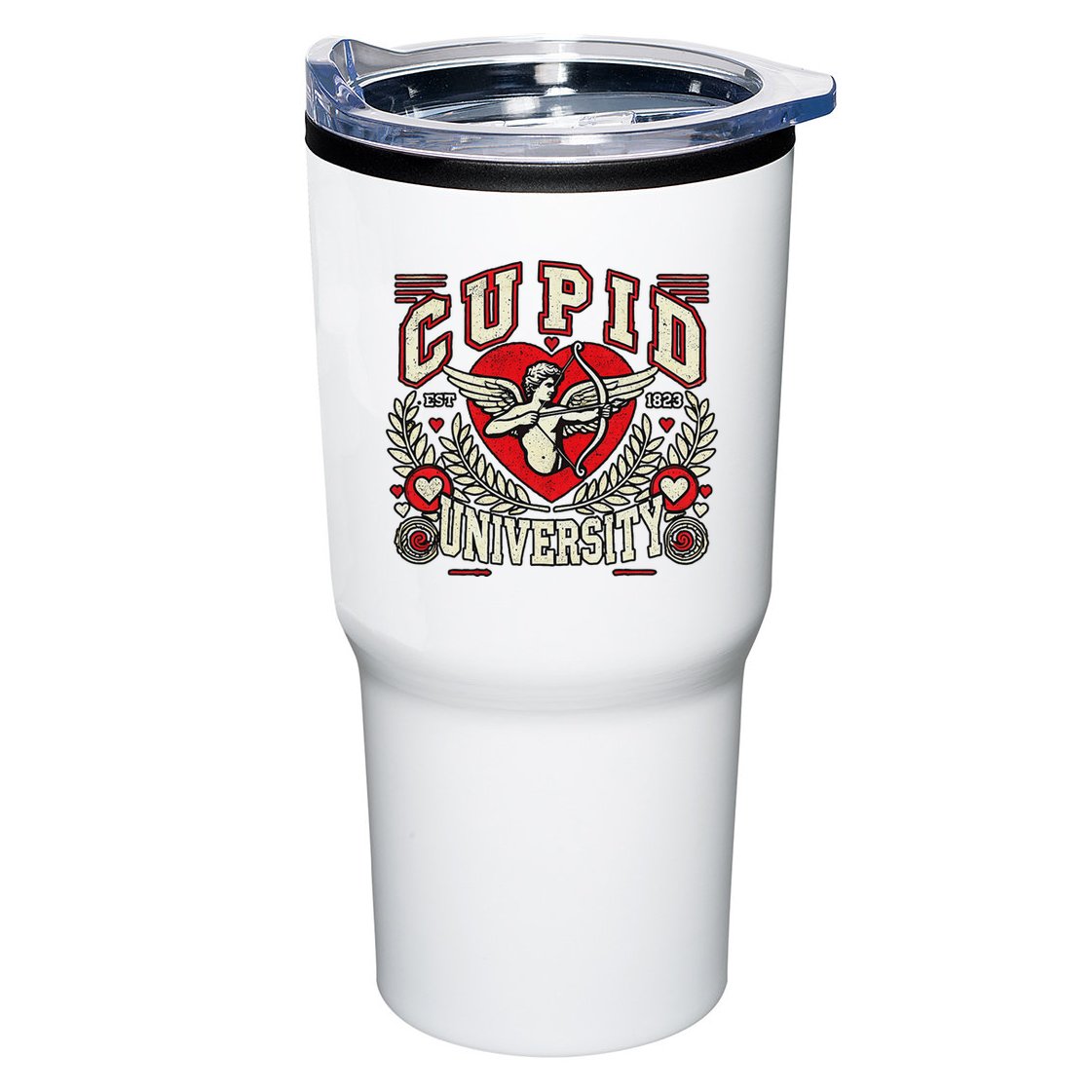 Cupid U.N.I.V.E.R.S.I.T.Y Valentine Theme Tumbler