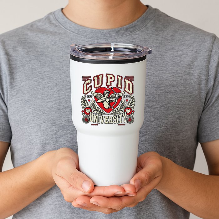 Cupid U.N.I.V.E.R.S.I.T.Y Valentine Theme Tumbler
