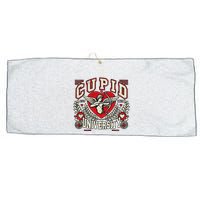 Cupid U.N.I.V.E.R.S.I.T.Y Valentine Theme Large Microfiber Waffle Golf Towel
