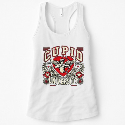 Cupid U.N.I.V.E.R.S.I.T.Y Valentine Theme Womens Tank Top