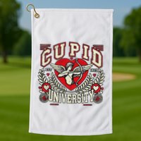 Cupid U.N.I.V.E.R.S.I.T.Y Valentine Theme Golf Towel