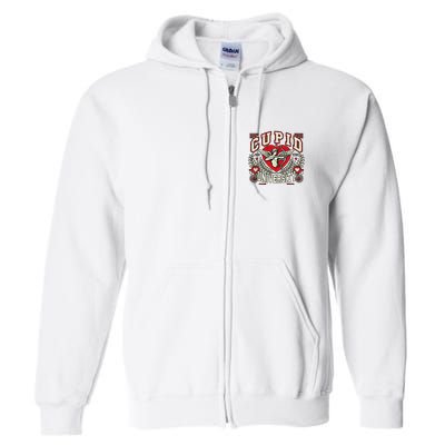 Cupid U.N.I.V.E.R.S.I.T.Y Valentine Theme Full Zip Hoodie