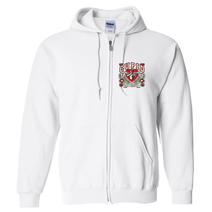 Cupid U.N.I.V.E.R.S.I.T.Y Valentine Theme Full Zip Hoodie