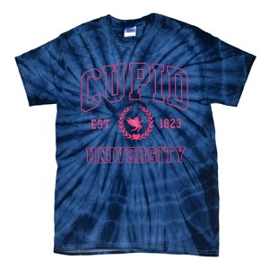 Cupid University Valentines Day Tie-Dye T-Shirt